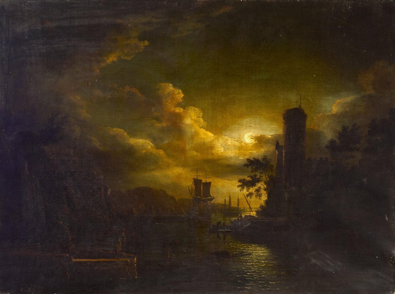 Ay Işığında Sahil Manzarası by Moonlight