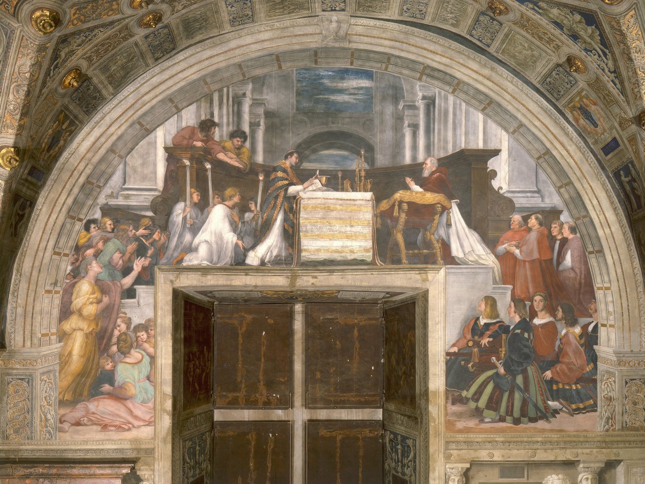 Bolsena Kütlesi by Raffaello Sanzio Raphael