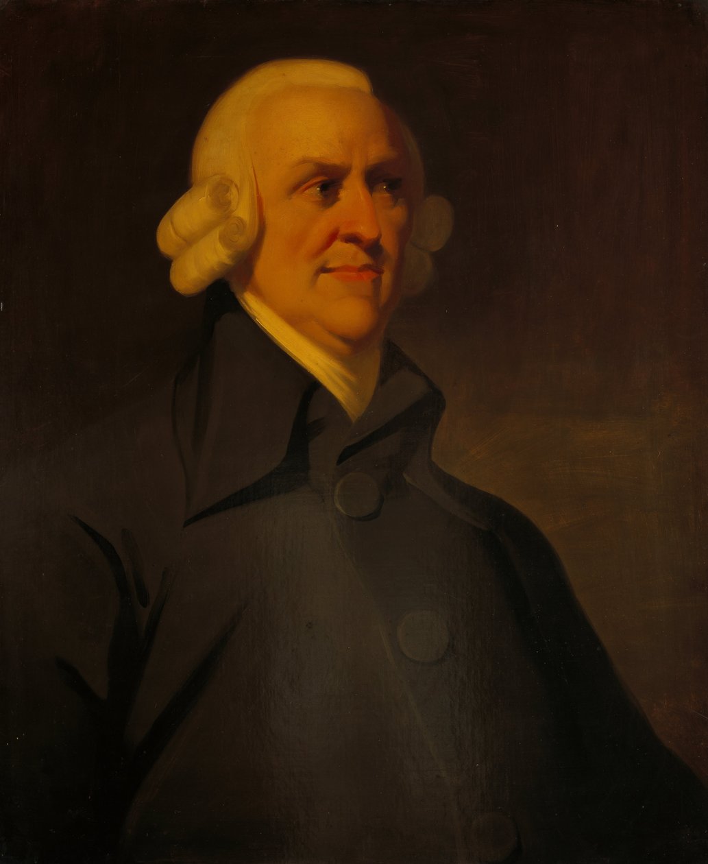 Adam Smith, 1723 - 1790. Politik ekonomist by Unknown