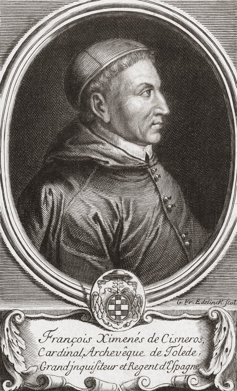 Francisco Jiménez de Cisneros. Vesika by (after) French School