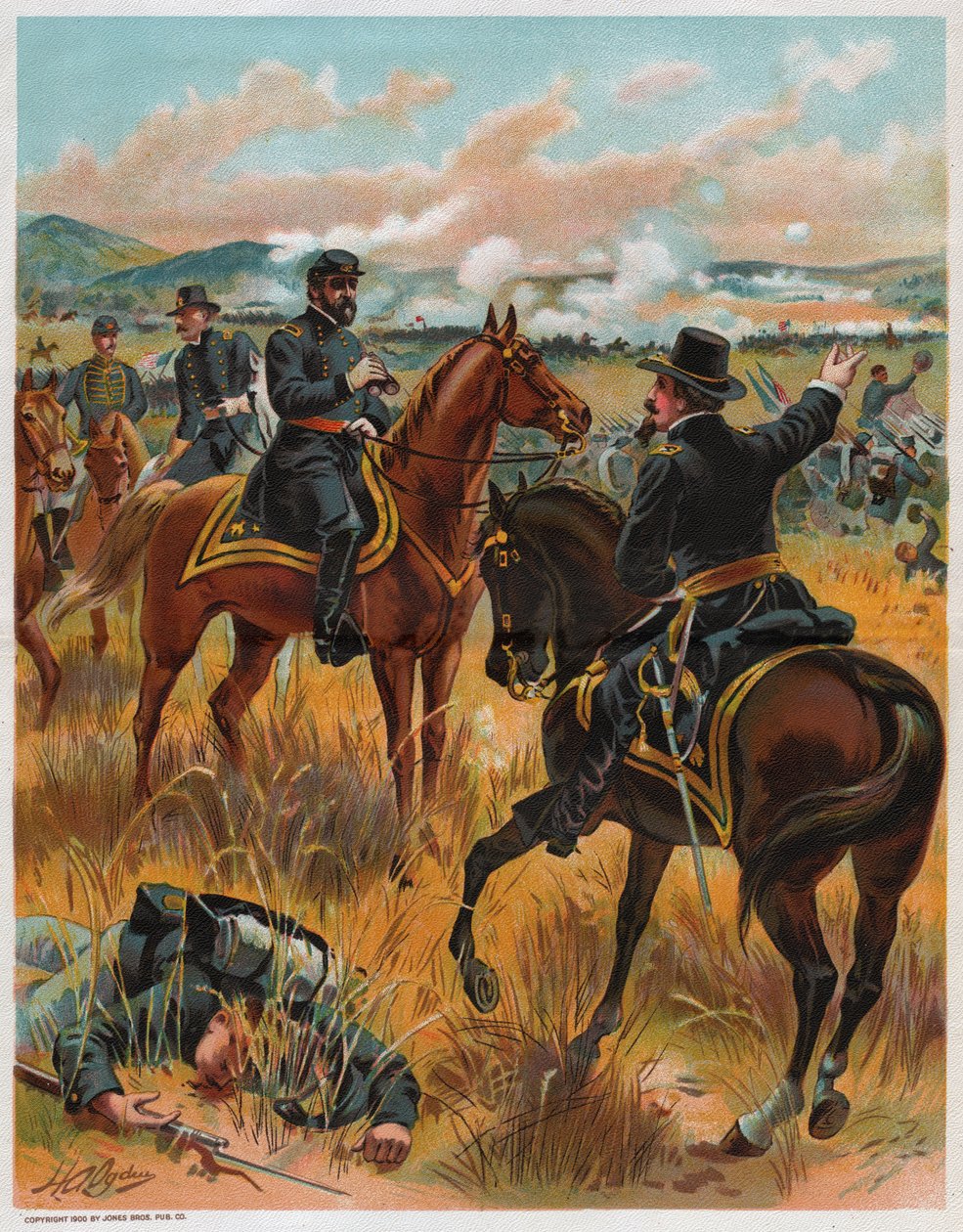 Bataille de Gettysburg. Gettysburg Savaşı. by Unknown