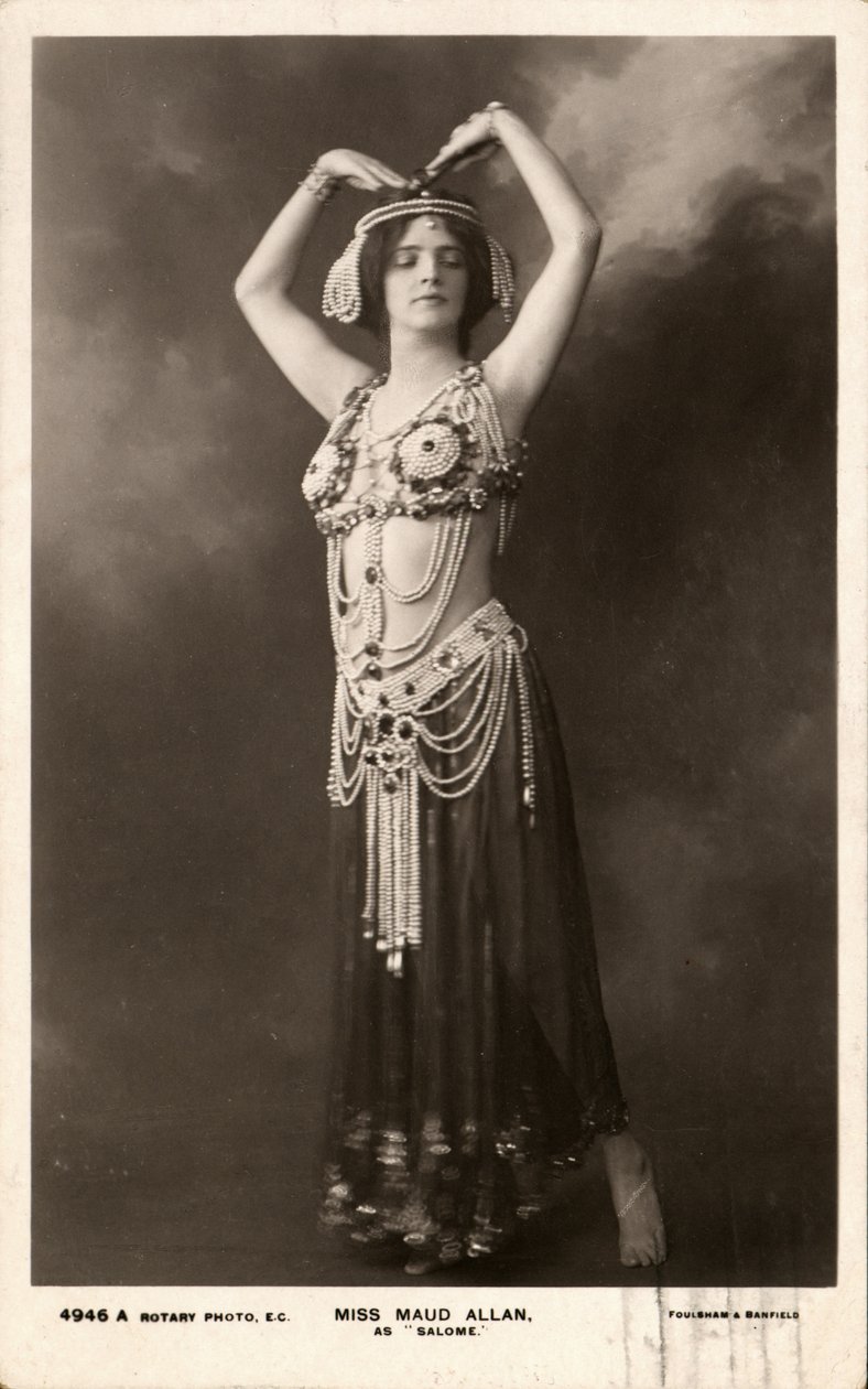Bayan Maud Allan Salome olarak by Unknown