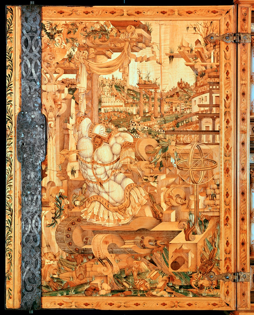 Wrangelschrank Dolap, 1566 (ahşap) by Unknown
