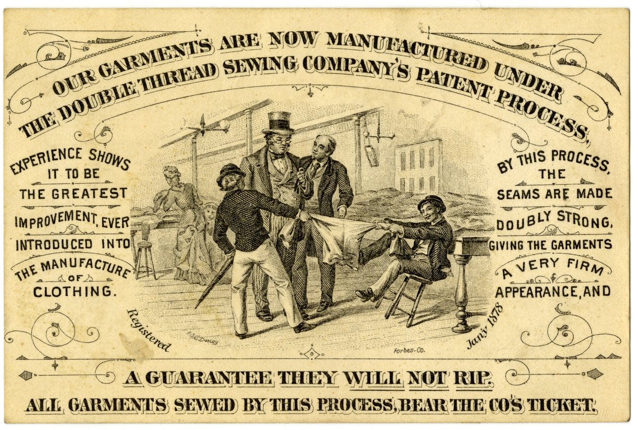 A. Levy Brothers Patent Süreci, ticari kart recto (litho [ticari kart]) by American School