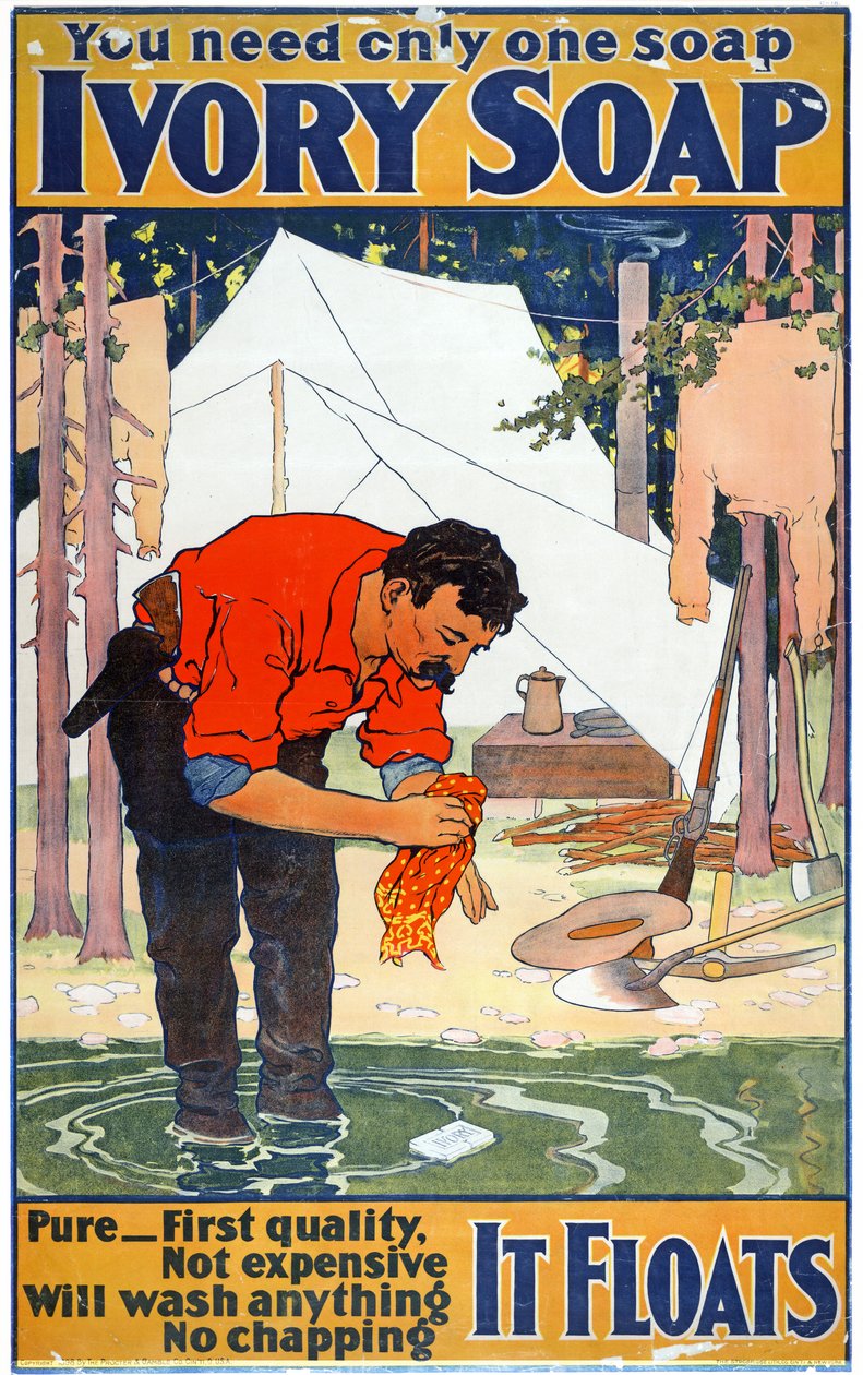 Fildişi Sabun için Reklam, c.1898 by American School