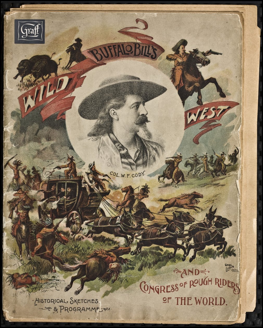 Codys Vahşi Batı Gösterisi, 1893 by American School