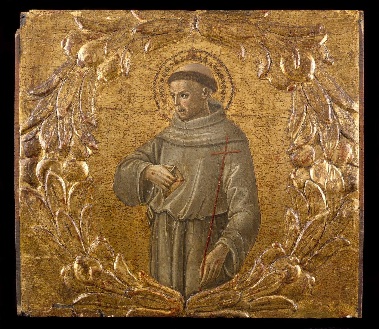 Aziz Francis, c.1475-78 (ahşap üzerine tempera ve altın varak) by Benvenuto di Giovanni