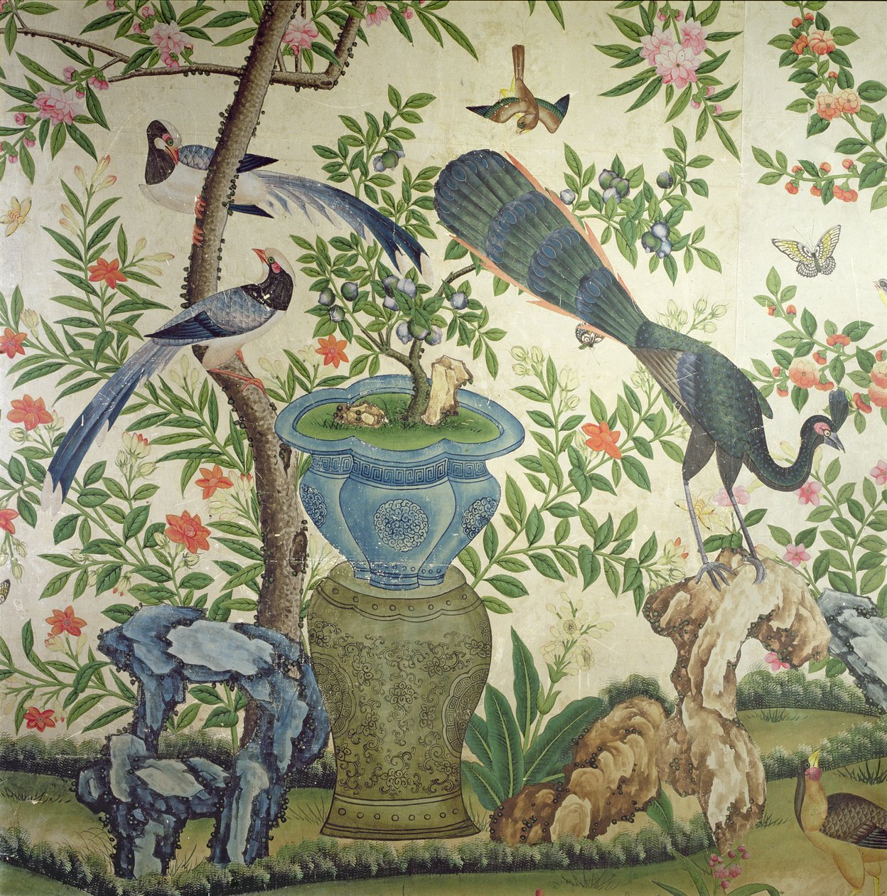 Kuş Duvar Kağıdı, c.1840 by Chinese School