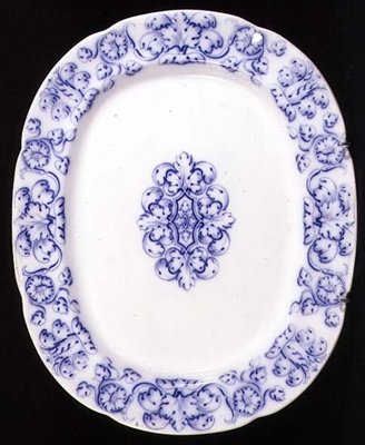 Albertoli deseni Staffordshire tabağı, c.1860 (seramik) by English School