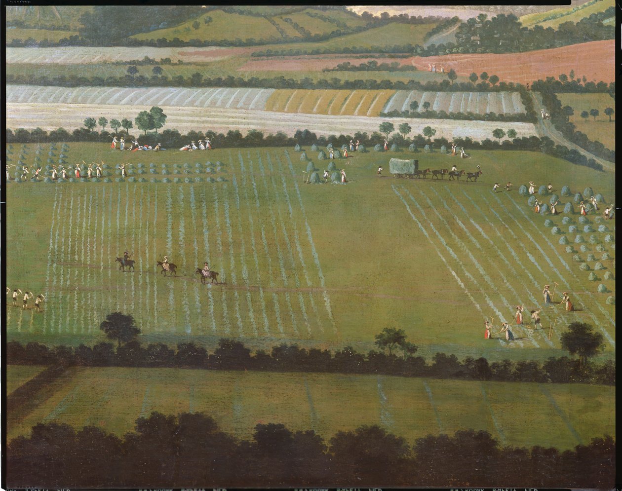 Country Round Dixton Malikanesi, c.1725 (18102 detayı) by English School