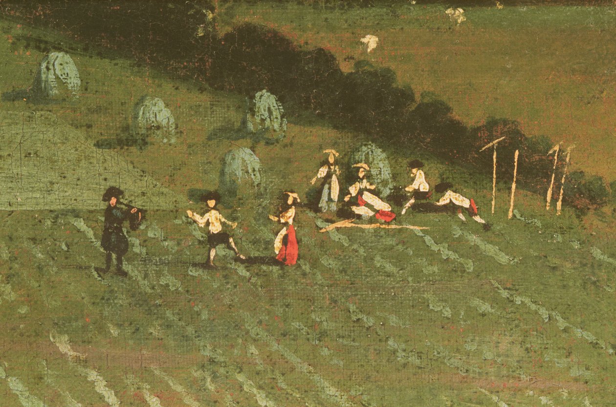 Country Round Dixton Malikanesi, c.1725 (18102 detayı) by English School