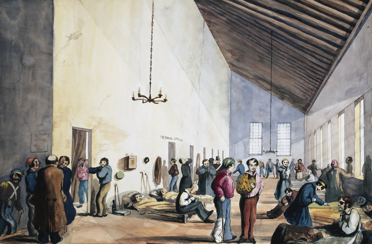 Üsküdar Hastanesi, Türkiye, 1857 (kağıt üzerinde wc) by English School