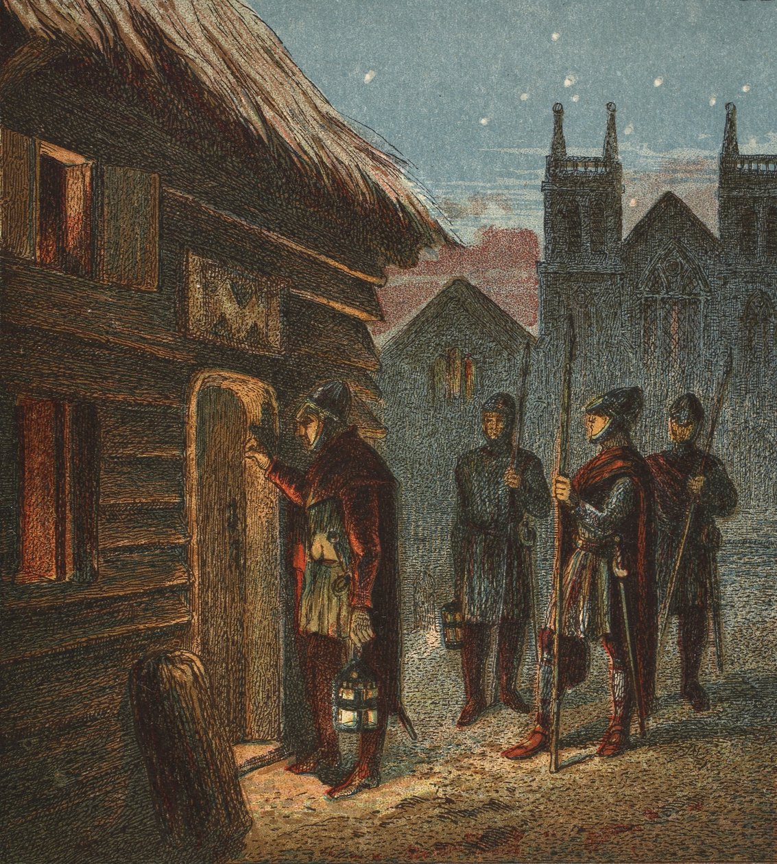 Sokağa çıkma yasağı, pub. 1890 by English School