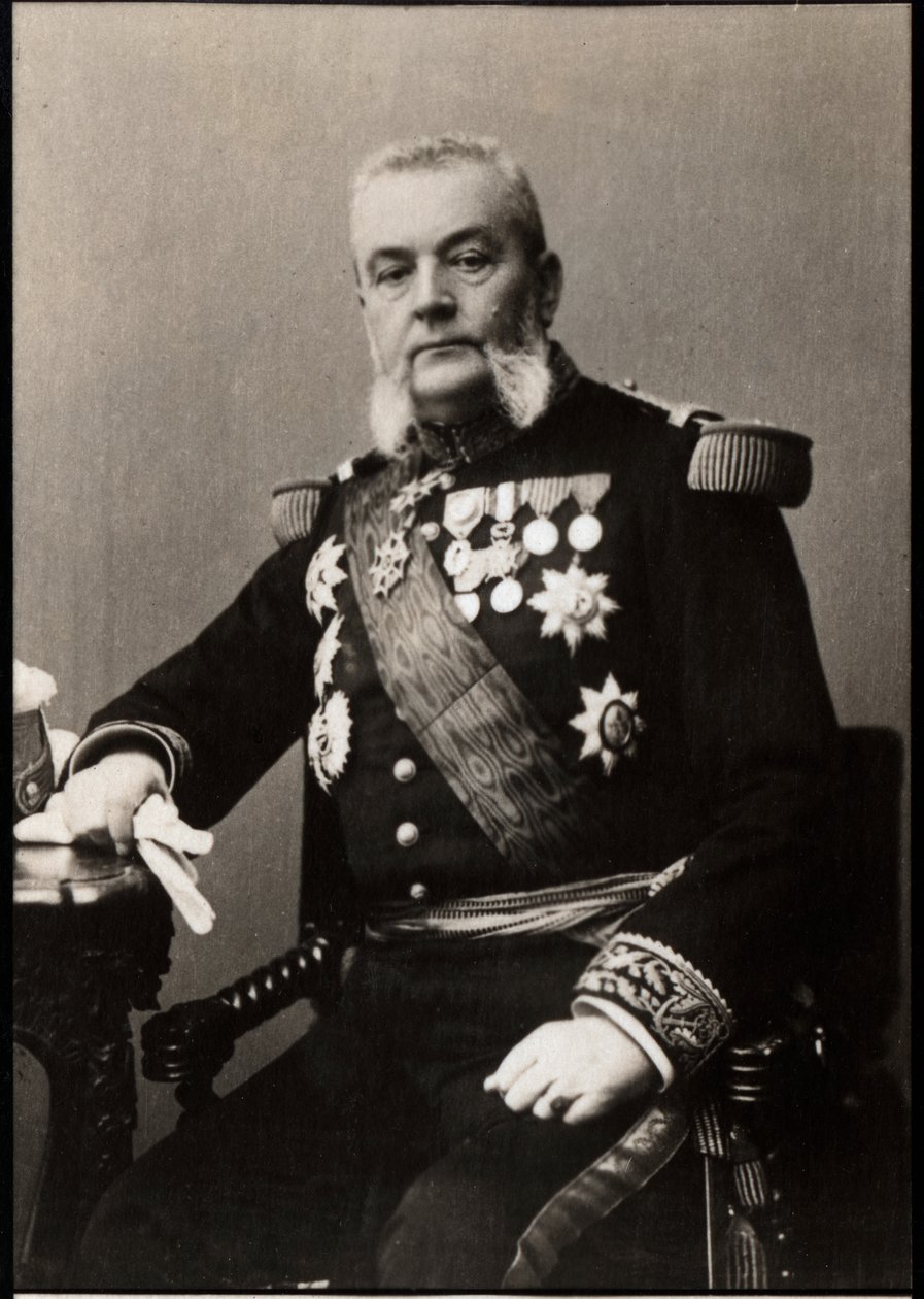 Armand Besnard (1833-1903), Fransız amiral portresi. by French Photographer