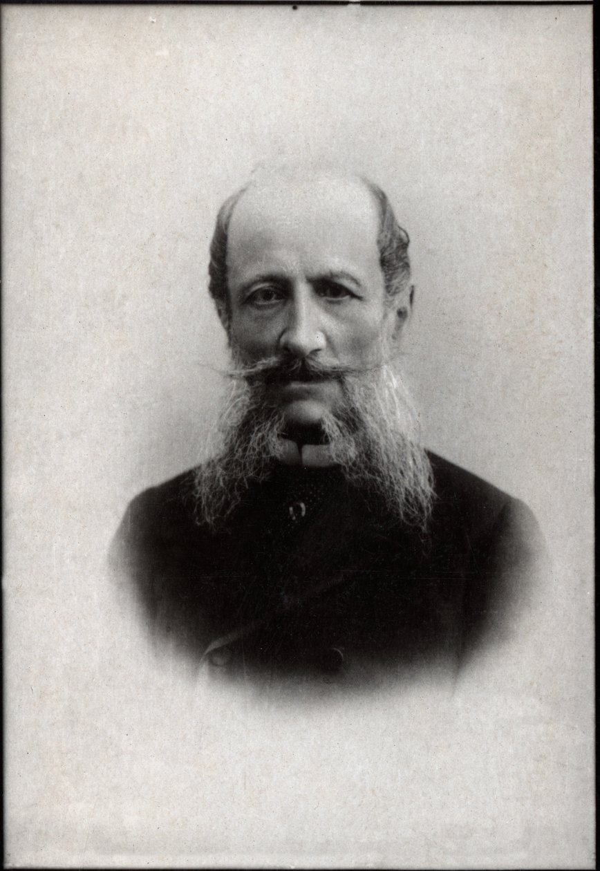 Arthur Pavlovitch de Mohrenheim (1824-1906), Rus politikacı ve diplomat portresi. by French Photographer
