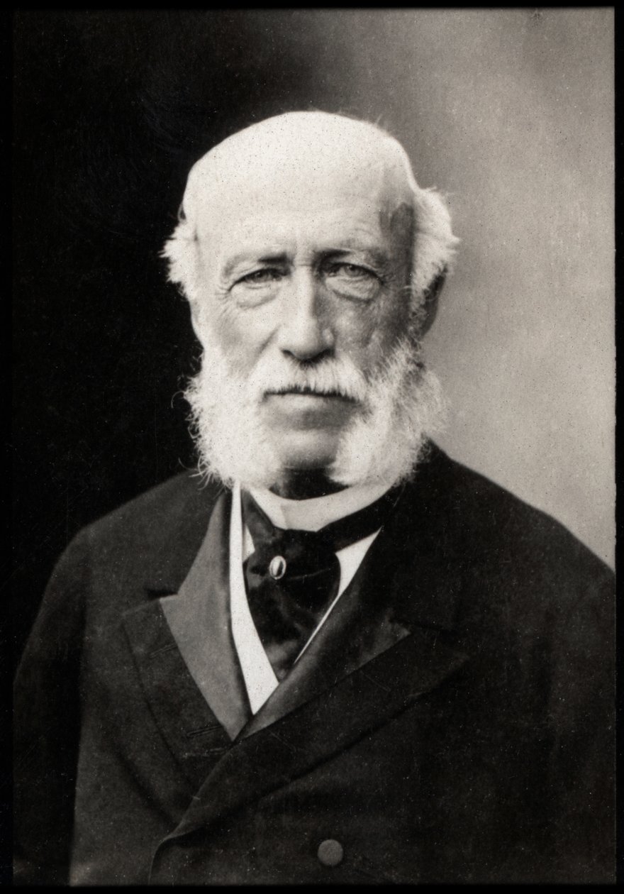 Georg Herbert zu Munster (1820-1902), Alman devlet adamı portresi. by French Photographer