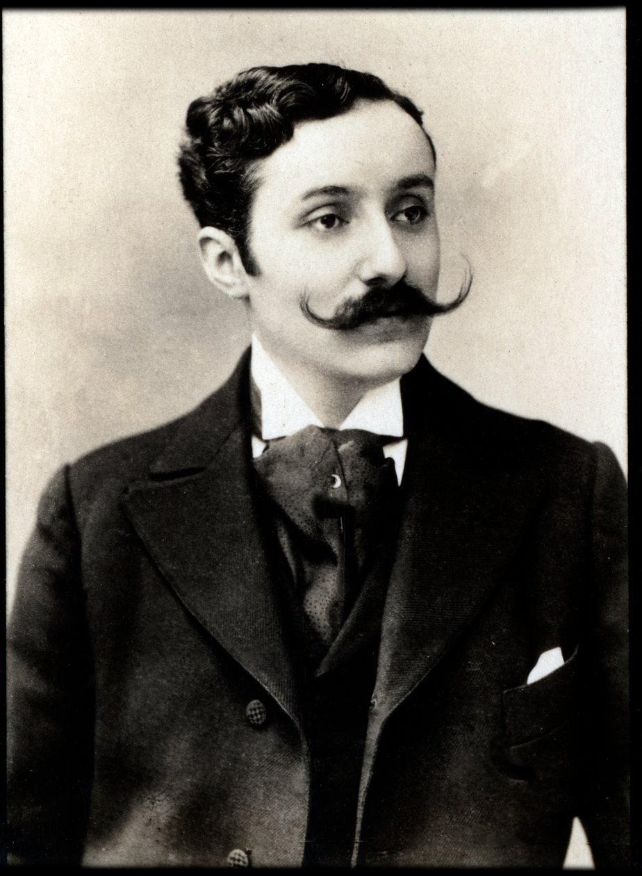 Georges de Porto Riche (1849-1930), Fransız oyun yazarı ve romancı portresi. by French Photographer
