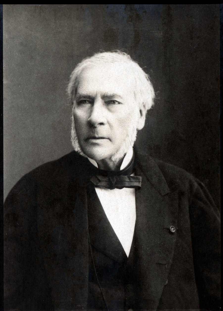 Jean Baptiste Joseph Dieudonne Boussingault (1802-1887), Fransız kimyager portresi. by French Photographer