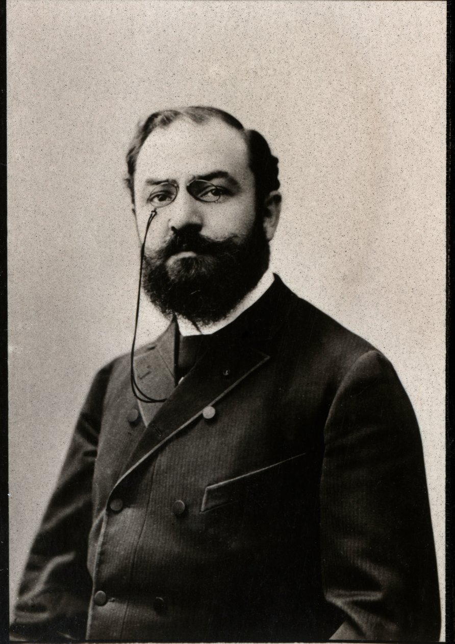Leon Bourgeois (1851-1925), Fransız politikacı portresi. by French Photographer