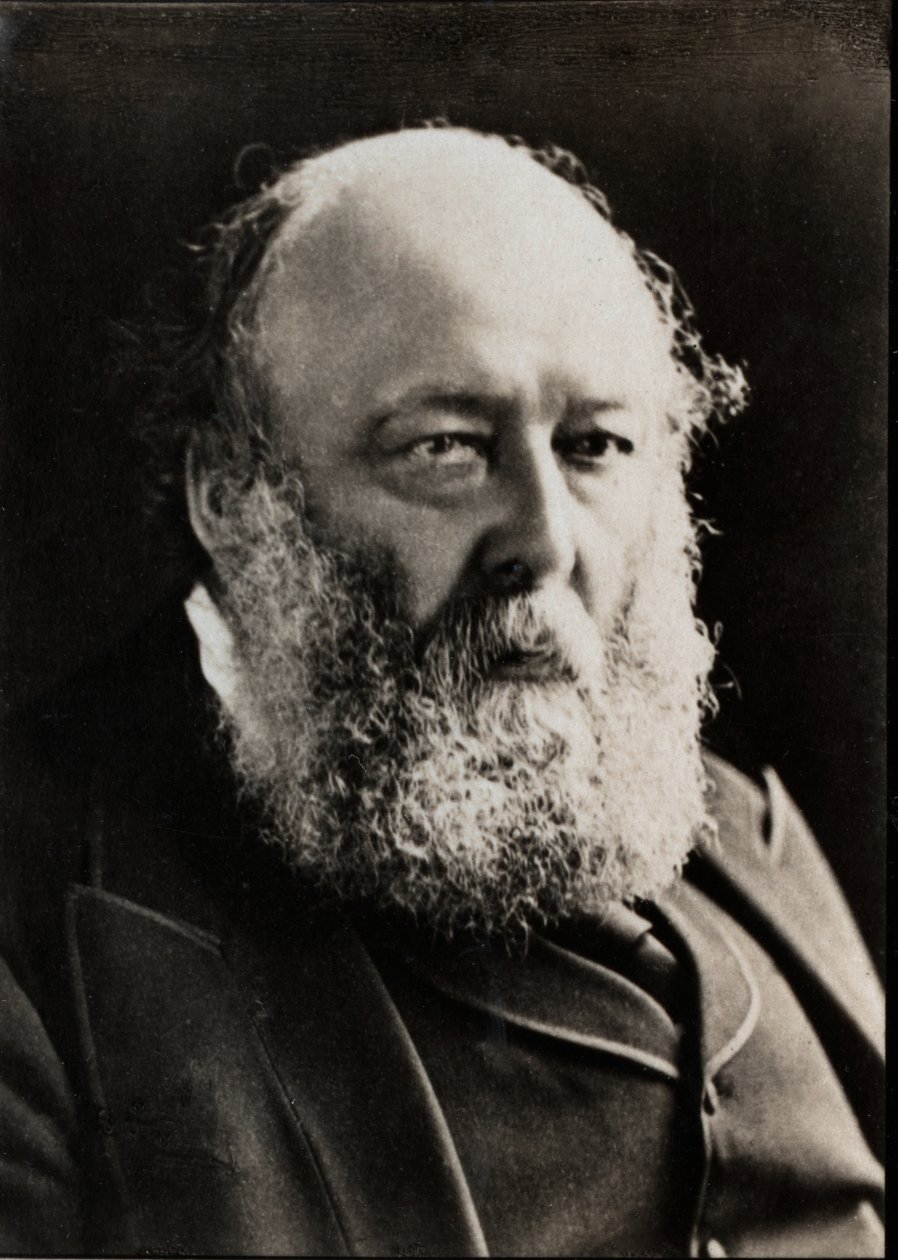 Robert Arthur Talbot Gascoyne Cecil (1830-1903), İngiliz devlet adamı portresi. by French Photographer