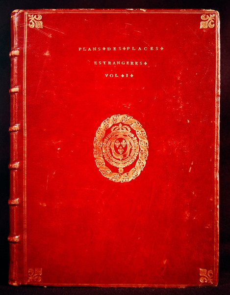Louis XIV Atlası. Yabancı oturma planları, Cilt 1, 1665 (deri) by French School