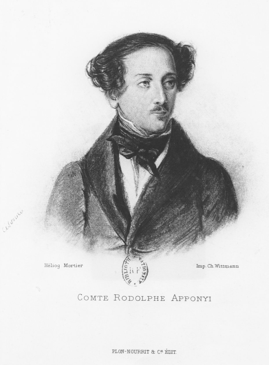 Kont Rodolphe Apponyi by French School