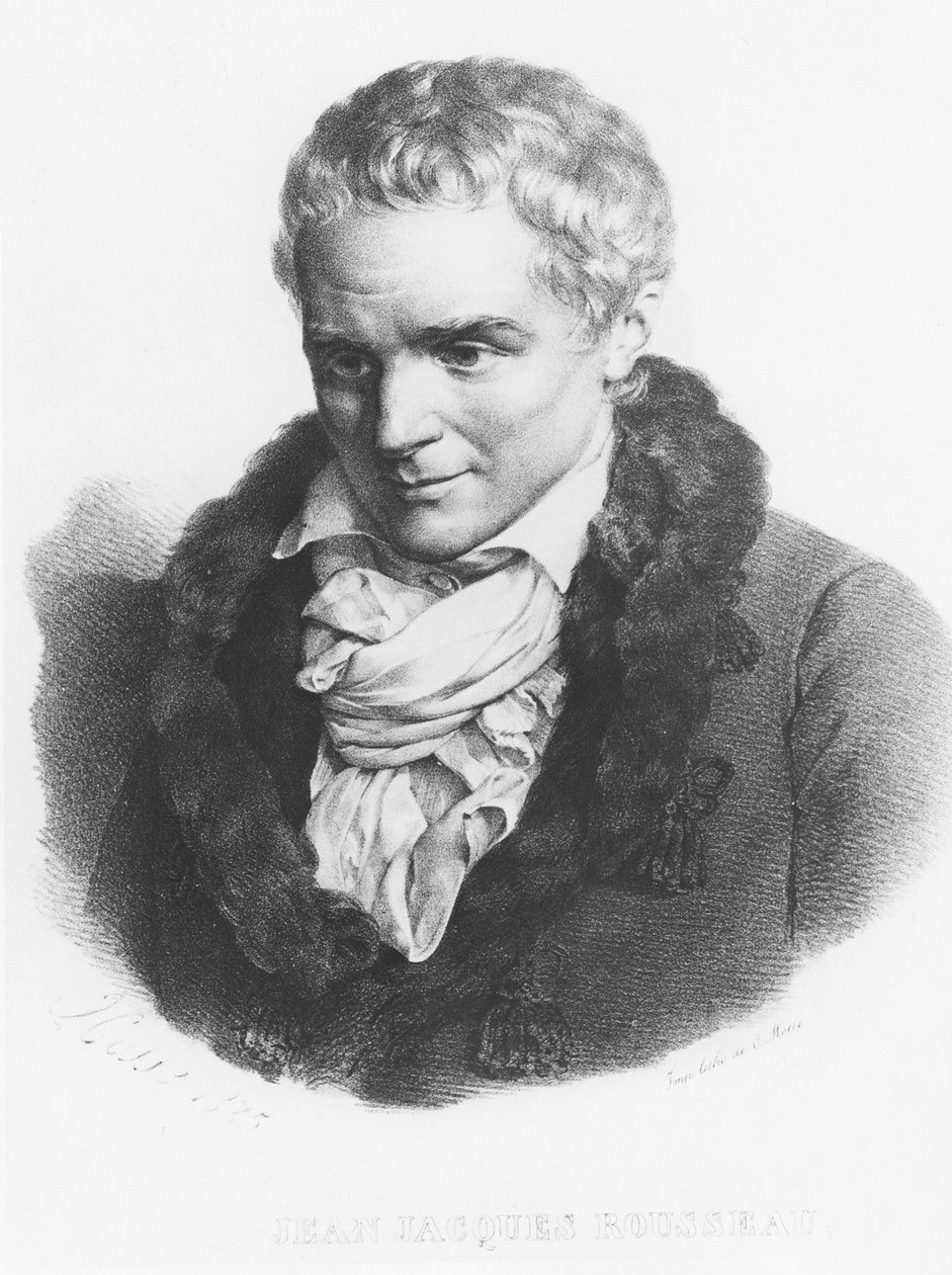 Jean Jacques Rousseau by French School