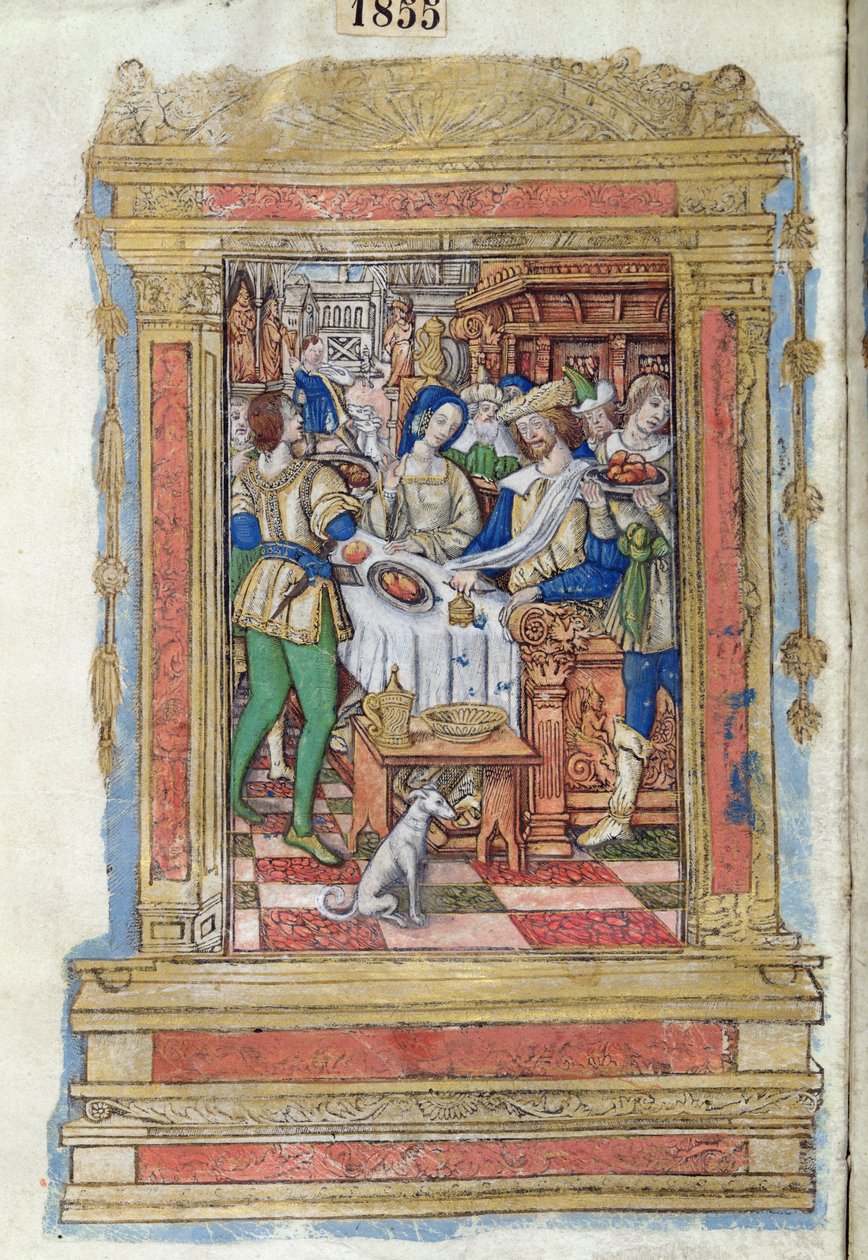 Lazarus ve Zengin Adam by French School