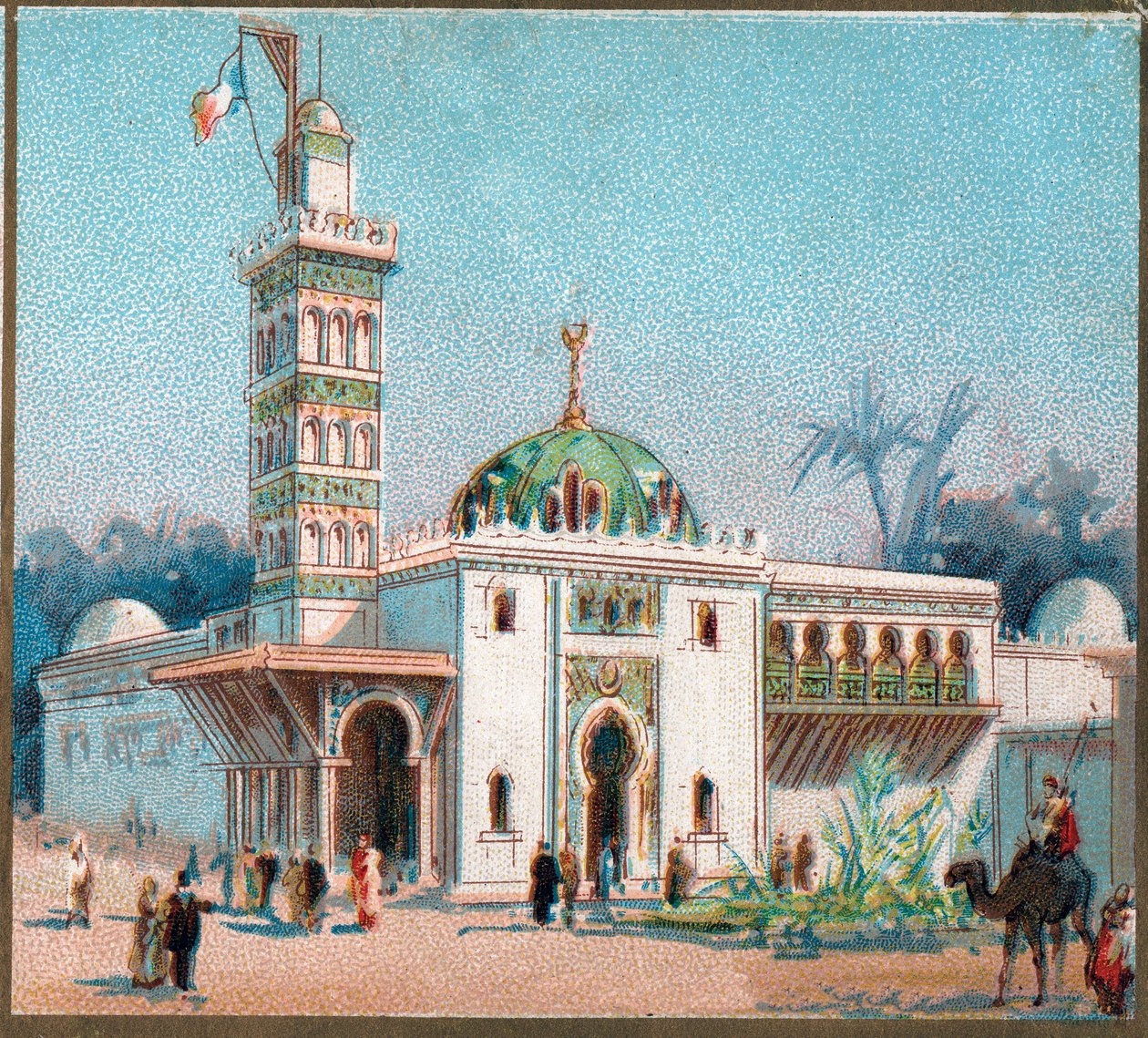 Paris. 1889 Evrensel Sergisi: Arap camisi. by French School