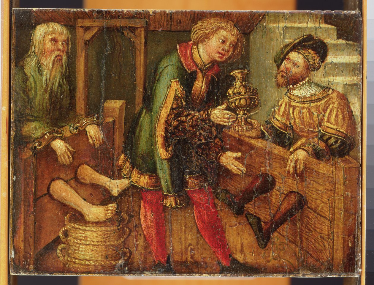 Stoklarda İki Adam by German School