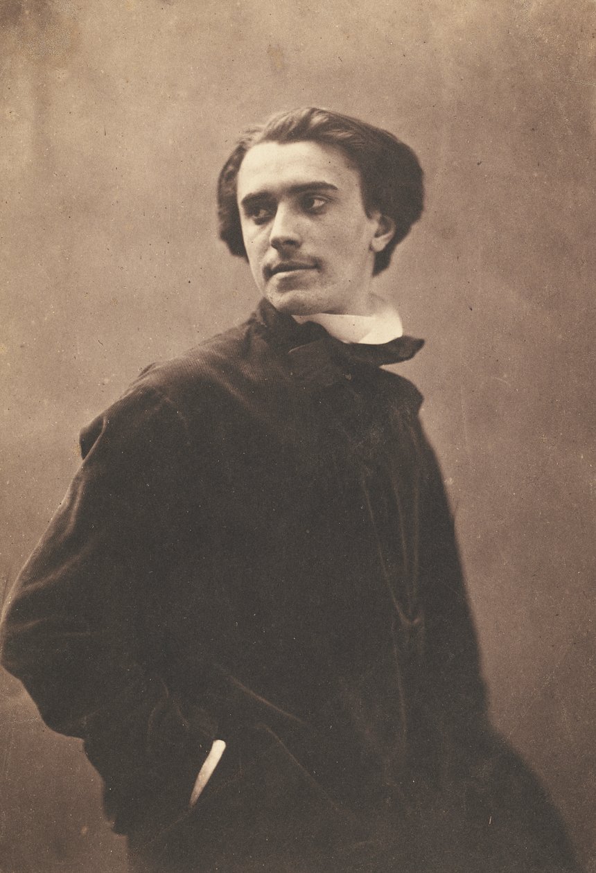Aimé Millet, 1855-59 (tuzlu kağıt baskı) by Nadar