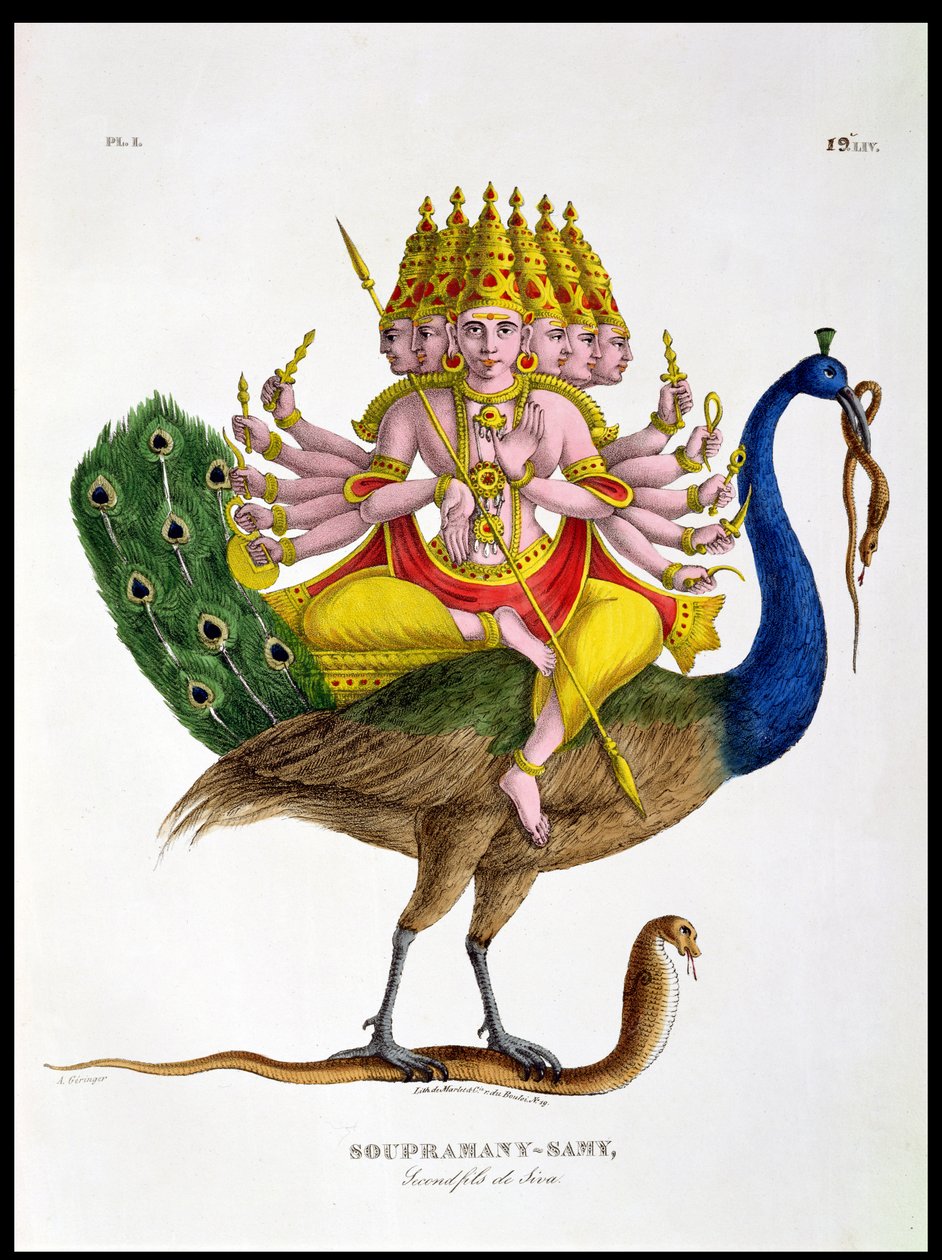 ಸ್ಕಂದ, ಮಾರ್ಲೆಟ್ ಟರ್ಕ್‌ನಿಂದ ಕೆತ್ತಲಾಗಿದೆ by A. Geringer