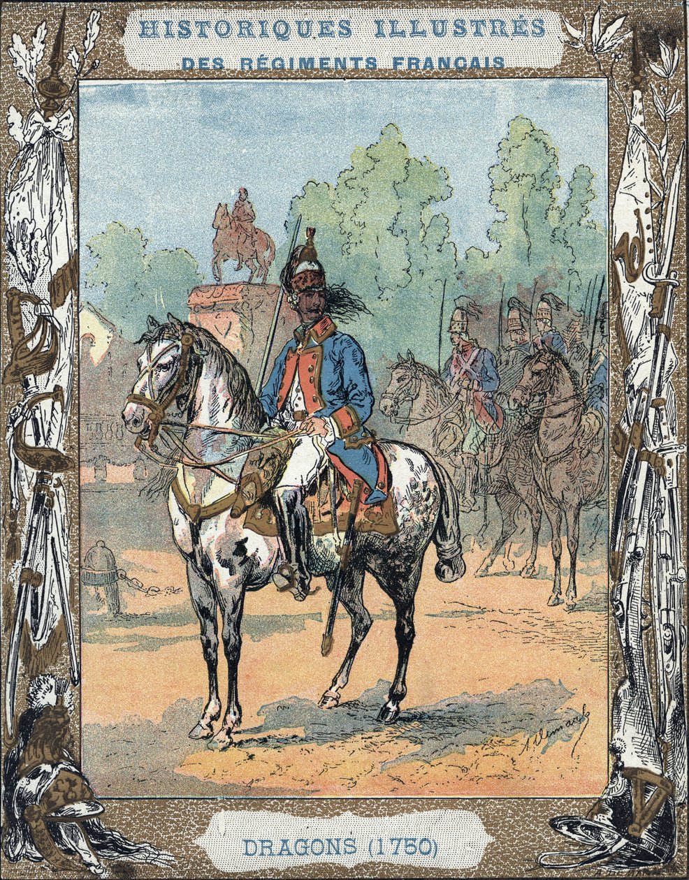 Fransız İmparatorluk Ordusunun Ejderhaları by A. Demarle