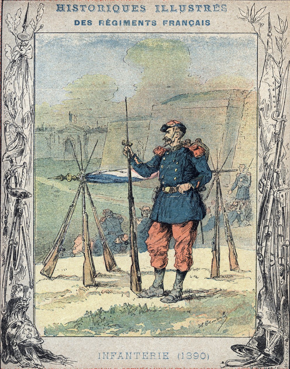 Fransız piyade by A. Demarle