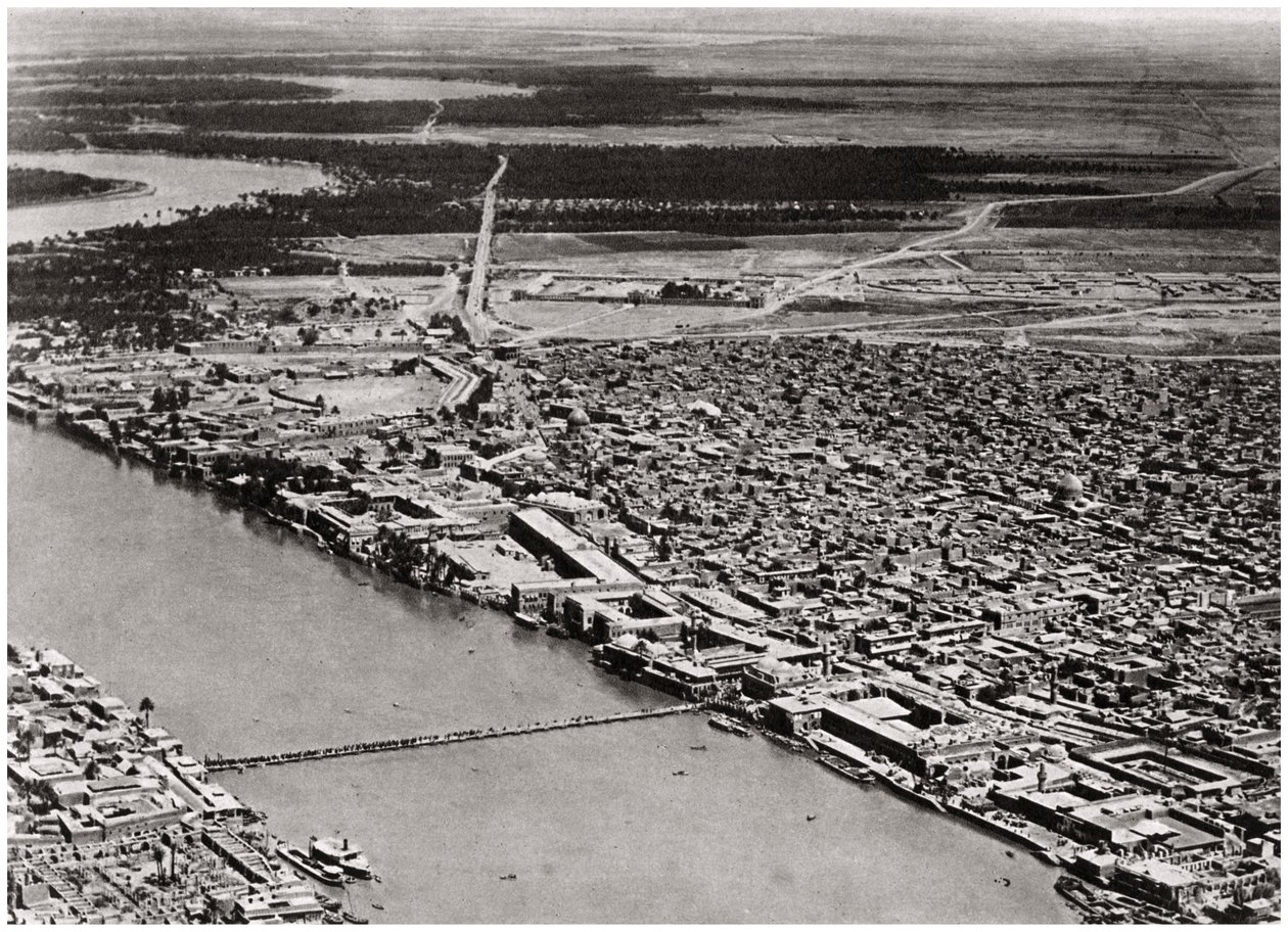 Uçaktan Bağdat, Irak, 1925 by A. Kerim