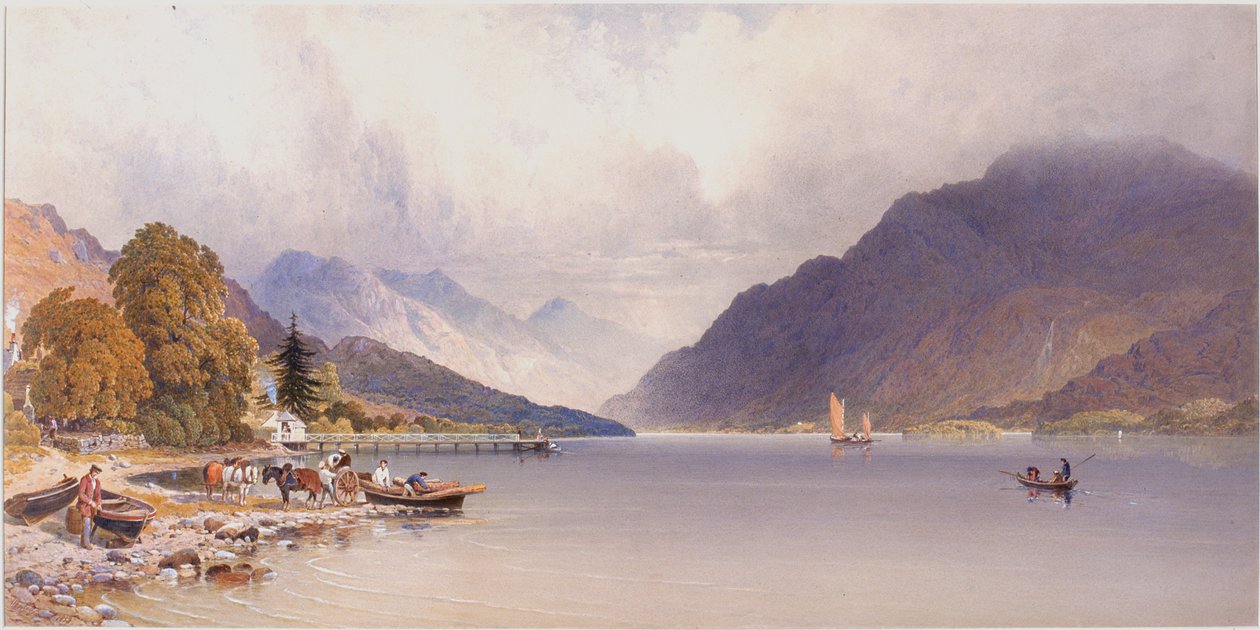 Luss'taki İskele, Loch Lomond by Aaron Edwin Penley