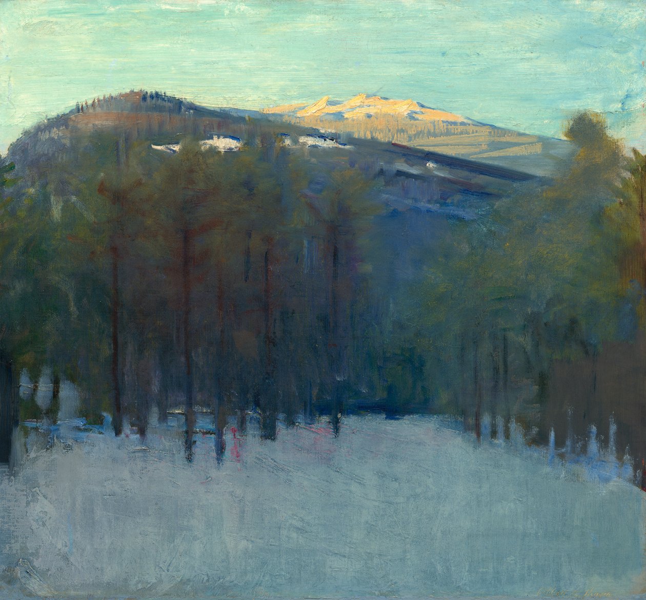 Monadnock Dağı, c.1911-14 by Abbott Handerson Thayer