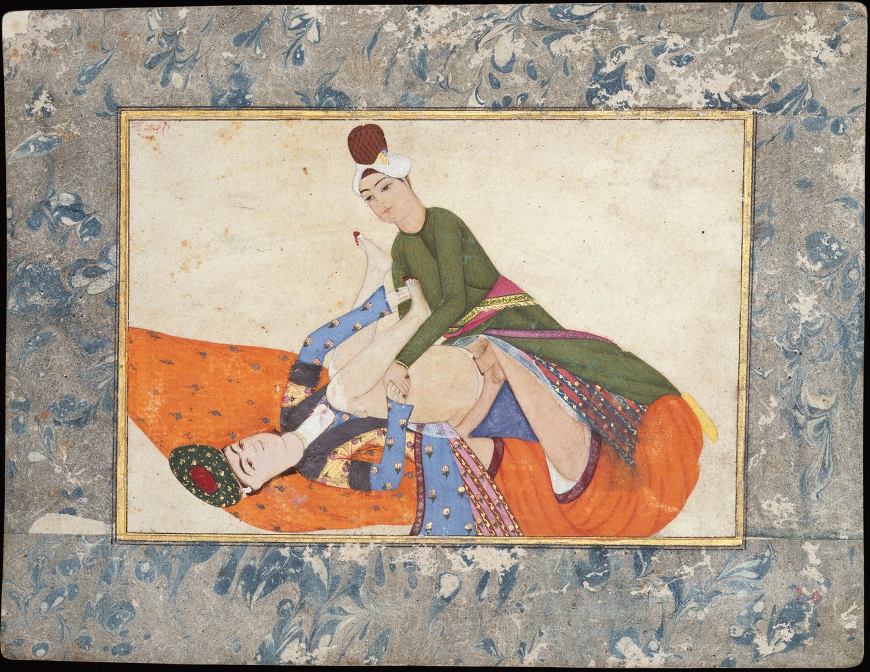 Erotik sahne, 1744-45 by Abdullah Bukhari