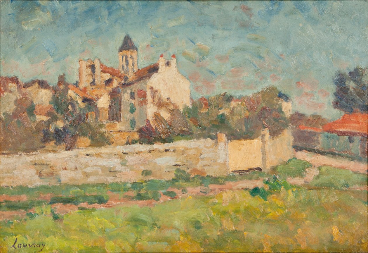 Paysage (tuval üzerine yağlı boya) by Abel Lauvray