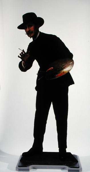 Chatourne (panel ve metal üzeri yağ) by Abel Truchet