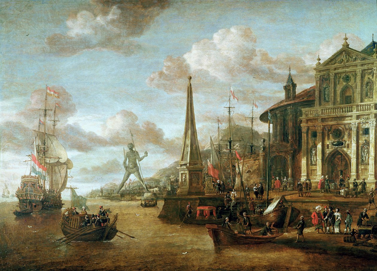 Rodos Limanı by Abraham Storck