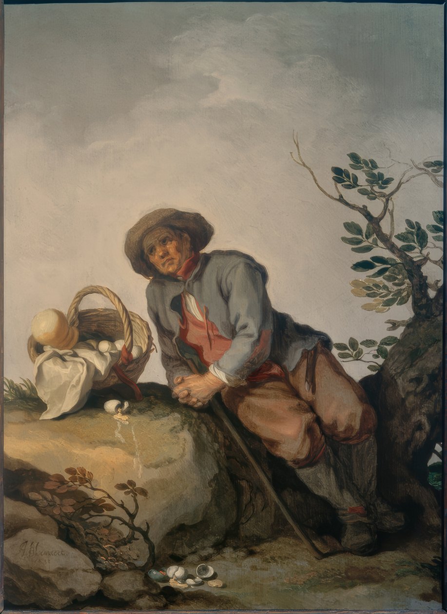 yumurta çiftçisi by Abraham Bloemaert