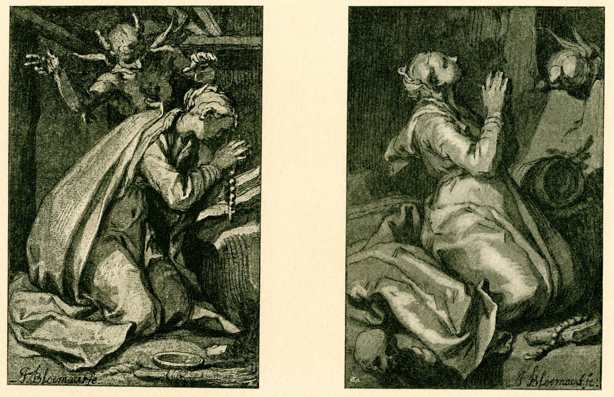 Kutsal tövbekarlar by Abraham Bloemaert
