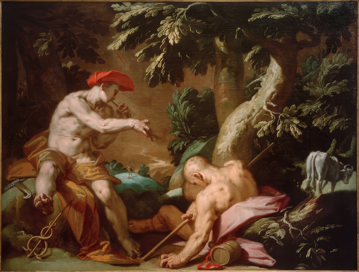 Merkür, Argus ve Io by Abraham Bloemaert