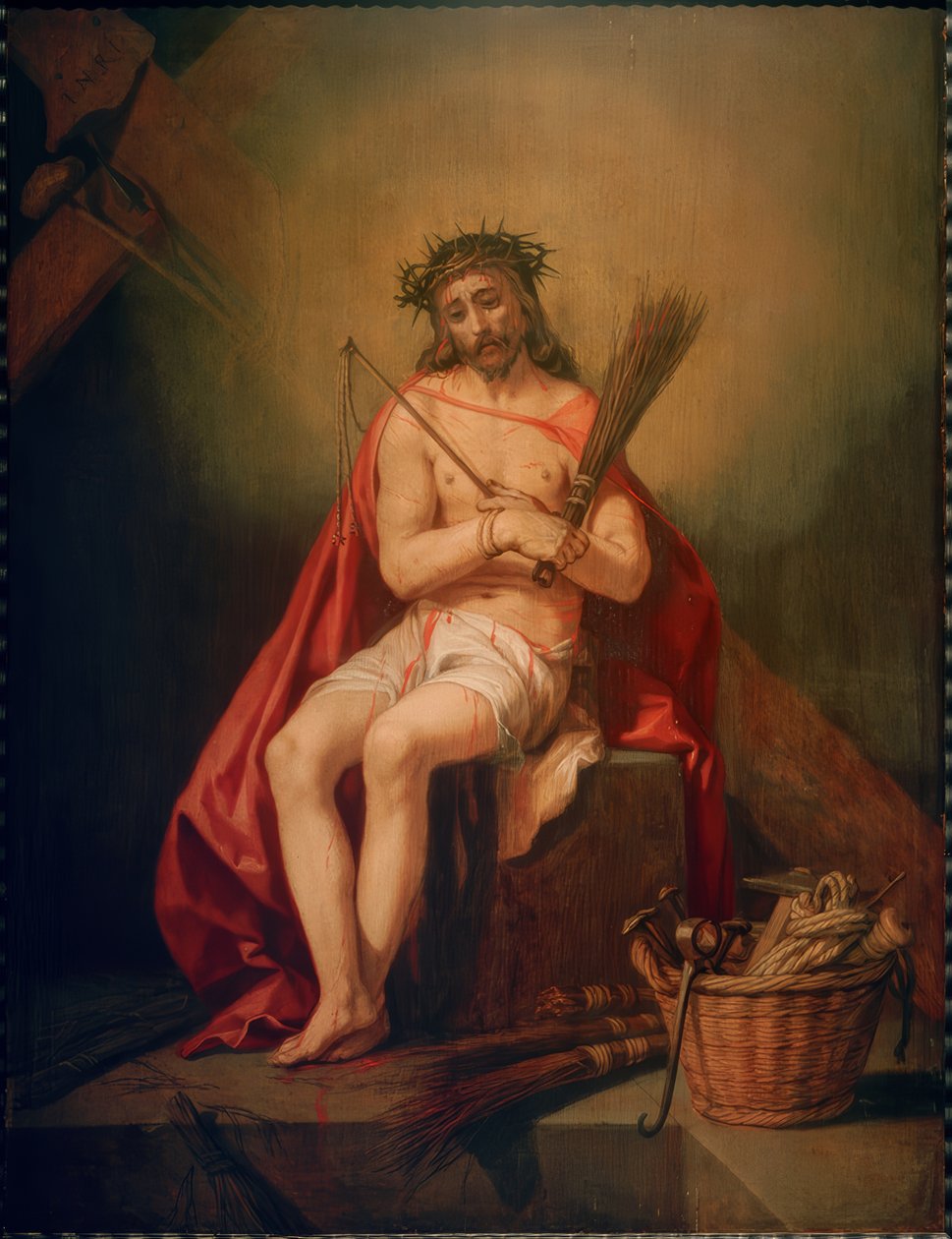 Acıların adamı by Abraham Bloemaert