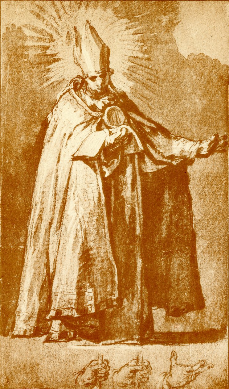 Aziz Augustin by Abraham Bloemaert