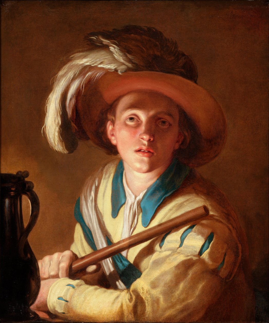 flütçü, 1621 by Abraham Bloemaert