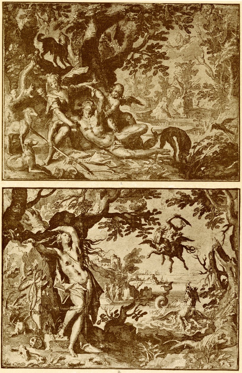 Venüs ve Adonis by Abraham Bloemaert