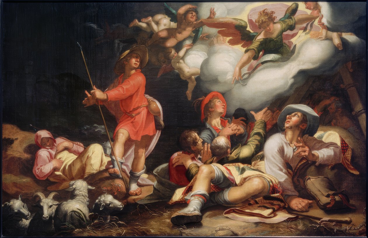 Çobanlara Duyuru by Abraham Bloemaert