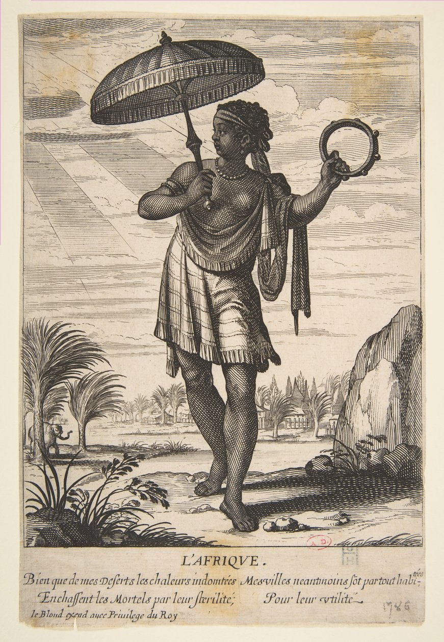Afrika, 17. yüzyılın ortalarından sonuna kadar. by Abraham Bosse
